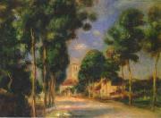 Pierre Renoir The Road To Essoyes Spain oil painting artist